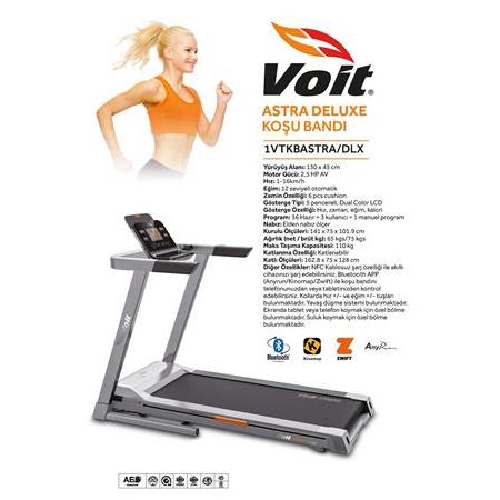 Voit Astra Delux Otomatik Eğimli Koşu Bandı - Sporcu Taytı Hediye